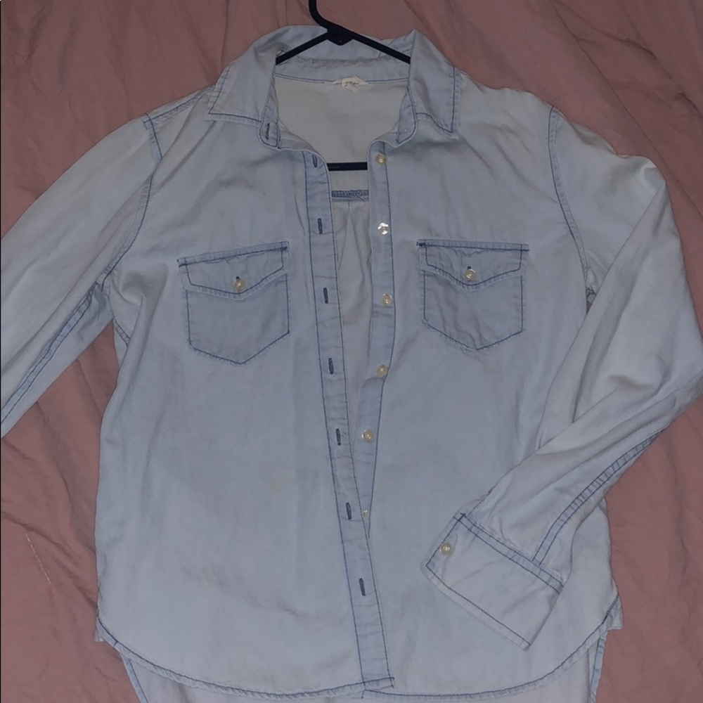 Denim-like long sleeve